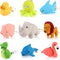 9 PCS Nurse Flashlight Pediatric Nurse Flashlight Keychain Animal Flashlight Keychain Dolphin Lion Flamingos Dinosaur Shark Rhino Octopus Duck Pig...