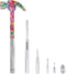YOUMI 6 in 1 Multifunctional Floral Hammer & Screwdriver Tool Set Claw Hammer with Slotted/Flat Head Phillips Screwdriver Nail Puller Best Christm...