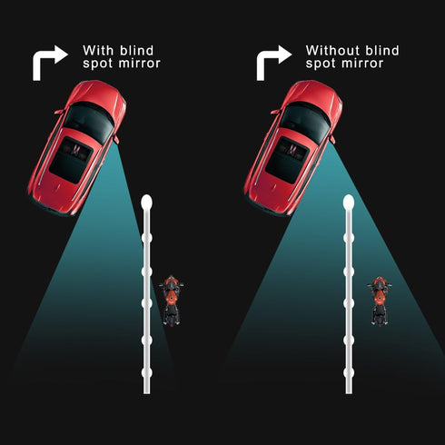 POMFW Blind Spot Mirror, 2 inch Rearview Convex Side Mirrors for Cars SUV Truck Van Stick on 3M Adhesive, Rear View HD Glass Frameless Sway Rotate...