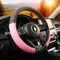 Bling Steering Wheel Cover,General car Bling for Women and Grils,15 Inch Colorful Rhinestone Steering Wheel Cover (Pink)...