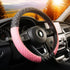 Bling Steering Wheel Cover,General car Bling for Women and Grils,15 Inch Colorful Rhinestone Steering Wheel Cover (Pink)...
