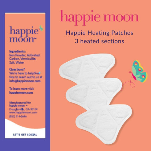 Heating Patches for Period Cramps | Travel Friendly Herbal Heating Pads | Heating Pad for Period Cramps | Heated Comfort | Small Menstrual Heating...