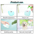 Bath Brush Silicone, Massage Soft Brush Dog Cats, Pet Massage Brush Bubble Body Wash Brush-blue...