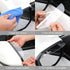 2PCS Car Rear View Mirror Rain Visor Guard, Carbon Fiber Car Side Mirror Rain Eyebrow, Waterproof Auto Mirror Rain Visor Smoke Guard, Universal fo...
