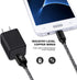 Android Charger, Android Phone Charger Micro USB Charger Cord Fast Charging Cable 6 ft Long with Wall Charger Block Plug for Samsung Galaxy S6 S7 ...