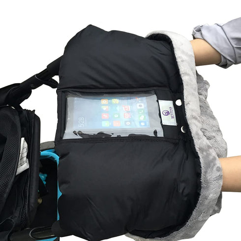 Fleece Stroller Hand Muff, BETITETO Winter Anti-Freeze Gloves for Baby Stroller Jogger Pram Water Resistant Warmer Gift for Parents and Caregivers...