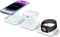 Criacr 3 in 1 Foldable Wireless Charging Station,3in 1 Wireless Charger,Travel Charger for Multiple Devices,Magsafe Charger for iPhone 15/14//13/1...