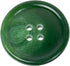 Mibo 10pcs Round Urea Resin Suiting Buttons with Rounded Rim - 40L (25mm) - 4 Hole - Green Mix...