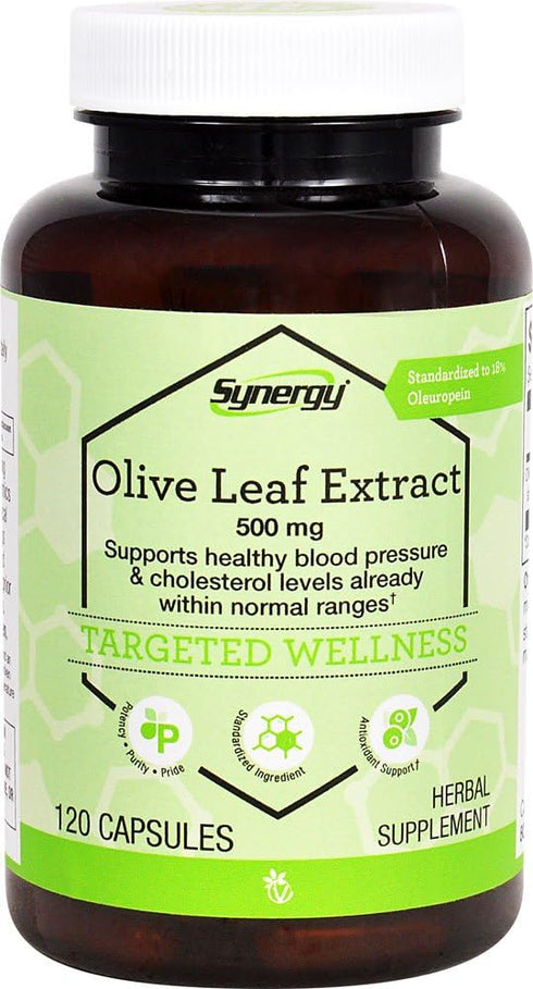 Vitacost Synergy Olive Leaf Extract - Standardized -- 500 Milligram - 120 Capsules...