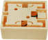 Rj11 6P4C Jack Modular Self Adhesive Surface Mount Single Port Telephone Connector - 2pcs...