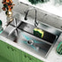 Sponge Holders for Kitchen Sink Adhesive Sponge Holder Sink Caddy Stainless Steel Rust Proof Waterproof, Quick Drying ?...