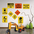 WERNNSAI Construction Party Decorations - 12 PCS Construction Signs Birthday Party Supplies for Boys Kids Truck Birthday Cutouts Traffic Road Sign...