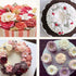 EORTA 1500 Pcs Flower Lifter Paper Cream Piping Paper Disposable Piping Flower Transfer Wax Paper Cake Frosting/Icing/Sugar Sheets for Cake Desser...
