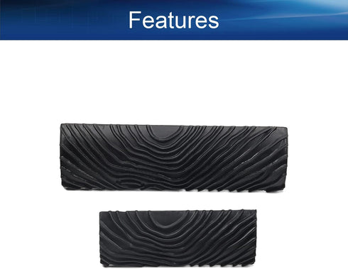 Auniwaig MS7 Household Wall Art Paint Rubber Wood Graining DIY Tool Wood Graining Painting Tool Wood Texture Graining Tool Household Wall Art Pain...