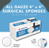 Dealmed 4" x 4" Surgical Sponges, 12-Ply, Absorbent Woven Gauze Pads, Non-Sterile Wound Care for First Aid Kit and Medical Facilities, 200 Count (...