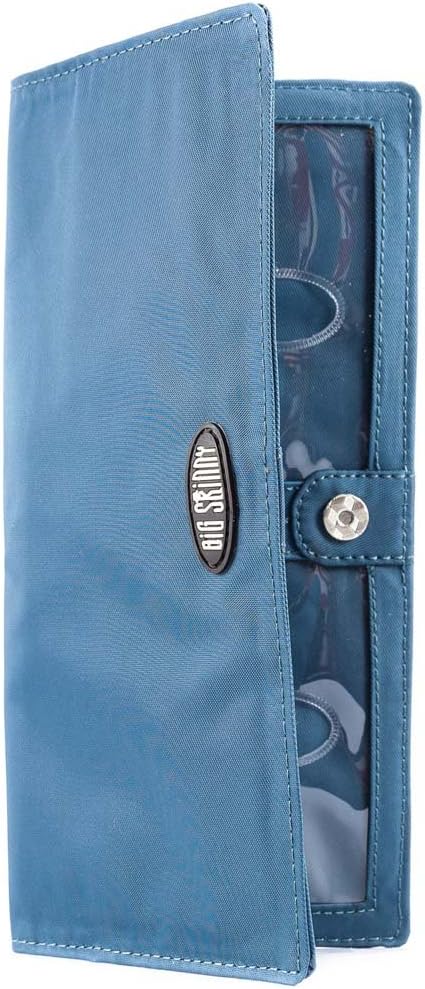 Big Skinny Women's Executive Bi-Fold Checkbook Slim Wallet, Holds Up to 40 Cards...