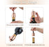 OWO Stainless Steel Wine Bottle Stopper, Reusable Wine Saver with Silicone Seal, Decorative Bottle Sealer, Keeps Fresh (Rosegold, 2 Pack)...