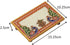 Marble Puja Chowki Rectangle Shape with Peacock Design and Kalash Used to Keep Pooja Items...