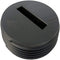 LASCO 33-3298 Countersunk Slotted ABS Black Plastic Cleanout Plug, 4-Inch...
