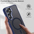 for Samsung Galaxy S23 FE Case compatible with Magsafe - Dual color design Shockproof Protection with Anti-Slip Strip, Magnetic Translucent Phone ...