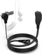 Walkie Talkie Earpiece with Mic, 2 Pin Air Acoustic Tube Surveillance Headset, Two Way Radio Earpiece with PTT/VOX, Security Earpiece Compatible w...