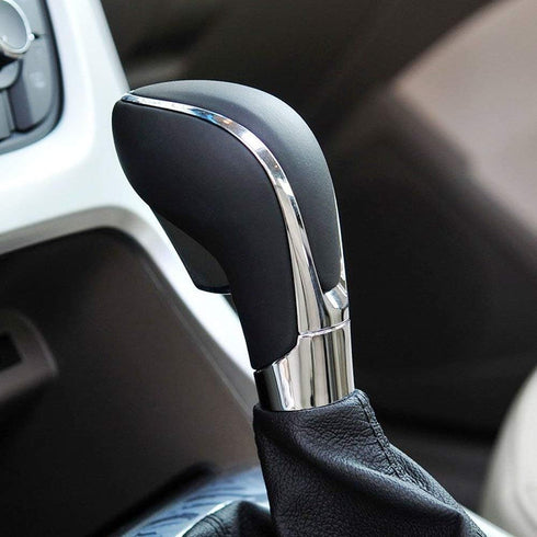 Automatic Gear Stick Shift Knob,Qiilu Car Gear Shifter Knob Head Handle Lever for Insignia 2009-2013 Brown...