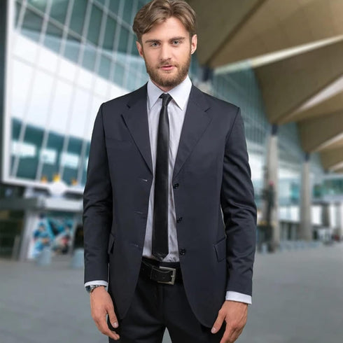 Yolev Black Zipper Tie for Boy Clip-on Neckties Solid Uniform Pre-tied Adjustable Neck Strap Tie for Wedding Graduation...