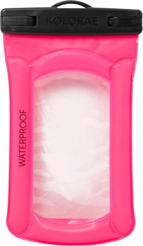 Waterproof Float Phone Dry Bag Case Fits Most iPhone and Samsung Galaxy Models Pink...