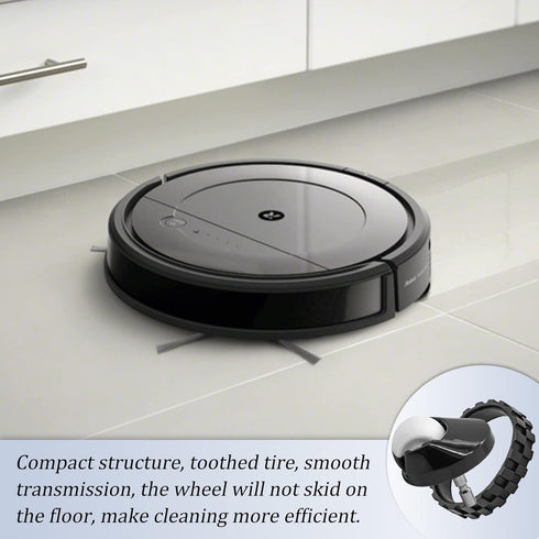 Replacement Front Wheel and Tires Compatible with IROBOT ROOMBA 500 600 700 800 900 Series 860 870 675 880 960 980 Anti-Slip iRobot Roomba Accesso...