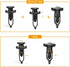 GOOACC 100PCS Nylon Push-Type Automotive Clips Rivet Retainer Fender Bumper Fasteners for Toyota #52161-02020 9mm,1PC Bonus Remover...