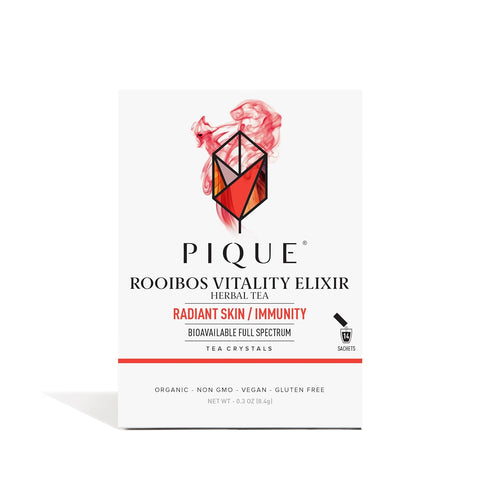 Pique Organic Rooibos Tea - Naturally Caffeine-Free Herbal Tea, Powerful Antioxidants for Healthy Immune System & Digestion, Pure South African Re...