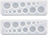 2PCS Cabochon Gem Silicone Mold, Clear Round Silicone Mold for Making Earrings Jewelry Making Crafting Projects...