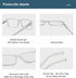 BLUELESS Vintage Eyeglasses Men Women (Transparent,+0.00)...