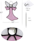 Pink Angel Stained Glass Window Hangings Tiffany Style Gift Gifts for Nurse,Memorial Remembrance Sympathy (6.3"×4.3")...
