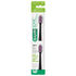 GUM Sonic Powered Toothbrush Refills, Tapered Bristles Clean Below The Gumline, Black 2ct. (Pack of 2)...