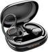 Wireless Earbuds with Earhooks for Small Ears, Deep Bass Stereo Wireless Earphones with Mic, IPX7 Waterproof, Noise Isolation, 3EQ Sound Settings,...