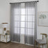 ZebraSmile 1 Panel Tab Top Curtains for Bedroom Sheer Drapery Semi Sheer Curtain Sheer Drape Curtains for Living Room Semi Sheer Curtain Kitchen S...