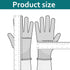 Gardening Gloves - 6 Pair Gardening Gloves for Women/Men, Breathable Natural Latex Garden Gloves with Grip...