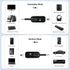 Bluetooth 5.2 Audio Transmitter Receiver for TV to 2 Headphones, ByDiffer Wireless Dual Link 3.5mm Jack AptX Low Latency Aux Bluetooth Adapter for...