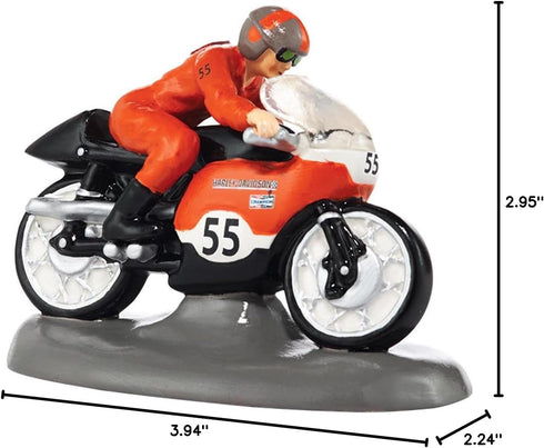 Department 56 Snow Village "Harley-Davidson Top Speed!" Ceramic Accessory #4036574...