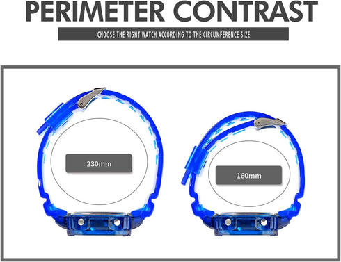 Gosasa Women's Men Youth Square Digital Watch Chronograph Countdown Dual Time Waterproof Watch...