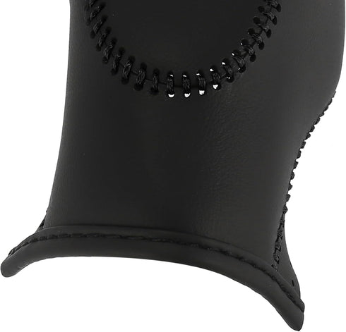 X AUTOHAUX Car Faux Leather Gear Shift Knob Cover for Ford Focus Escape Fusion Fiesta Transit Van Black...
