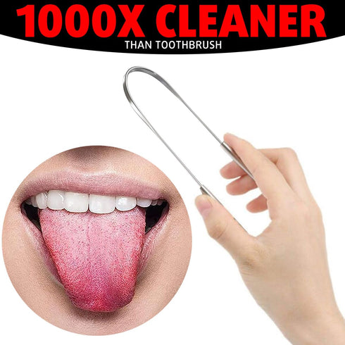 Cbiumpro Tongue Scraper for Adults, Metal Tongue Scraper for Kids, Durable Stainless Steel Tongue Scraper with Travel Case, Tongue Cleaners for Re...