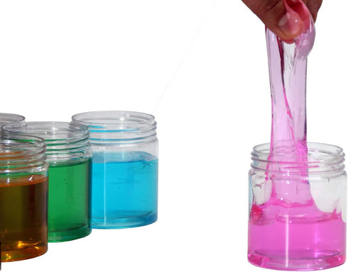 8 Pack 4 oz Empty Plastic Jars with Lids,Wide-mouth Clear Storage Containers, Empty Round Clear Plastic Jars with Lids and labels for Body Butter,...