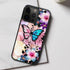 ZHEGAILIAN Case Compatible with iPhone 15 Pro Max,Pink Blue Butterfly Cases Compatible with iPhone 15 Pro Max for Girls,Non-Slip Pattern Cover[Sho...
