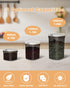 Large Food Storage Containers with Lid Airtight, 1.6QT/1800ML BPA Free Plastic Pantry Kitchen Canister for Flour, Sugar, Cereal, Coffee...