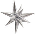 Unique Industries Jumbo Foil 12 Point Silver Star Balloons...