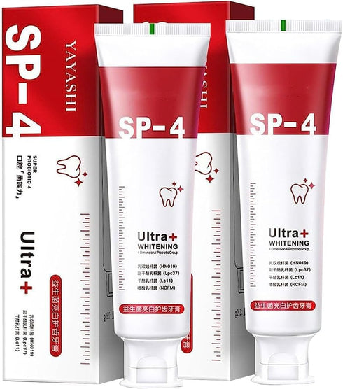 2pcs Yayashi SP-4 Toothpaste Fresh Breath Toothpaste,SP-4 Probiotics Whitening Toothpaste, Promotes Healthy Teeth and Gums, Prevents Tartar, White...