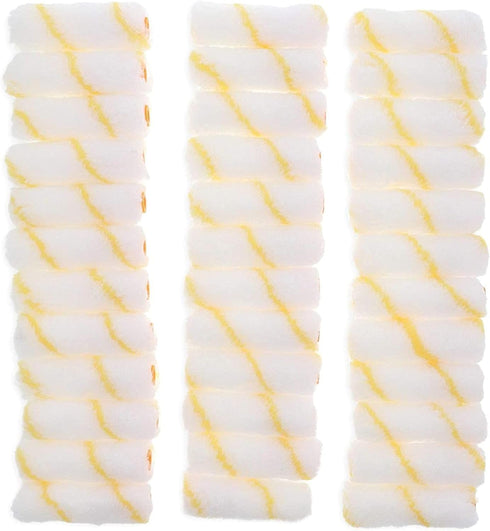 Juvale 36 Pack Mini Paint Roller Covers, Supplies, Roller Brush (4 in)...