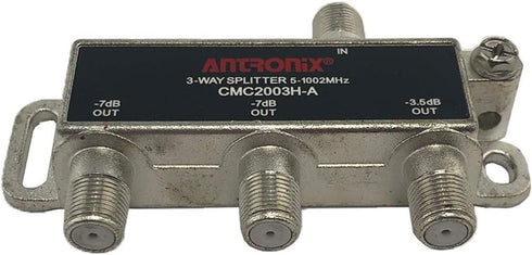 Antronix CMC2003H-A 3-Way Horizontal Splitter -3.5dB -7dB 5-1002 MHz High Performance for Coax Cable TV & Internet...